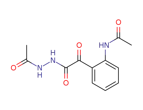 Molecular Structure of 84966-93-8 (N-(2-acetylamino)phenylglyoxylyl-N'-acetylhydrazine)