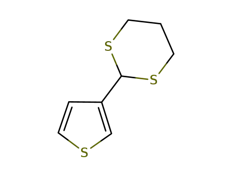 Molecular Structure of 1244041-07-3 (2-(thiophen-3-yl)-1,3-dithiane)