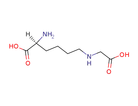 Molecular Structure of 5746-04-3 (NE-CARBOXYMETHYL-L-LYSINE)