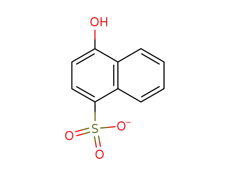 Molecular Structure of 32743-85-4 (1-hydroxy-4-sulfonatonaphthalene)