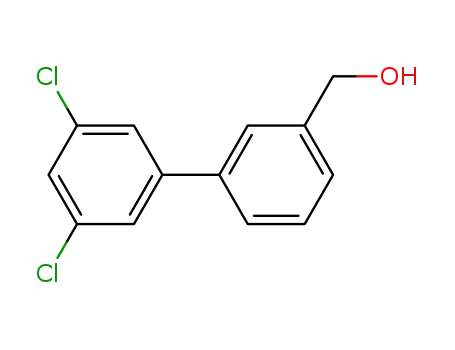 Molecular Structure of 208941-51-9 ((3',5'-DICHLOROBIPHENYL-3-YL)-METHANOL)