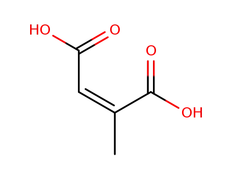 Molecular Structure of 7407-59-2 (2-methyl-2-butenedioic acid)