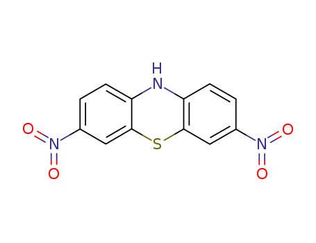 Molecular Structure of 1747-90-6 (10H-Phenothiazine, 3,7-dinitro-)