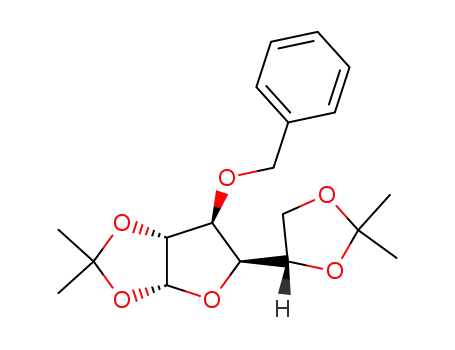 Molecular Structure of 101475-83-6 (3-O-benzyl-1,2;5,6-di-O-isopropylidene-α-D-glucofuranoside)