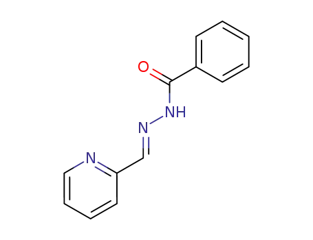 Molecular Structure of 1215-55-0 (2-pyridyl carboxaldehyde benzoylhydrazone (E-isomer))