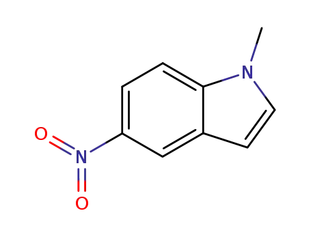 Molecular Structure of 29906-67-0 (1-Methyl-5-nitro-1H-indole)