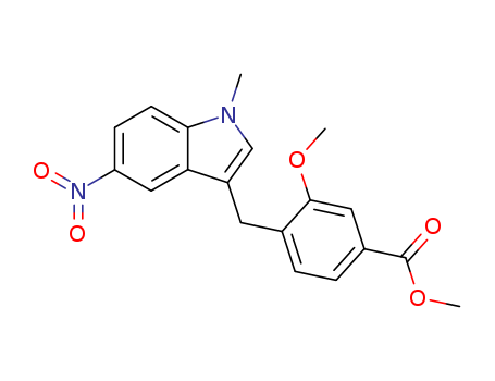 Methyl 3-methoxy-4-((1-methyl-5-nitro-1H-indol-3-yl)methyl)benzoate