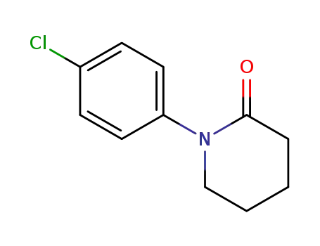 Molecular Structure of 27471-37-0 (1-(4-CHLORO-PHENYL)-PIPERIDIN-2-ONE)