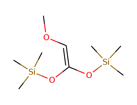 Molecular Structure of 107940-09-0 (3,5-Dioxa-2,6-disilaheptane,
4-(methoxymethylene)-2,2,6,6-tetramethyl-, (Z)-)