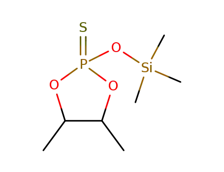 Molecular Structure of 82597-70-4 (4,5-dimethyl-2-trimethylsiloxy-1,3,2λ<sup>5</sup>-dioxaphospholane-2-sulfide)