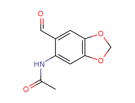 Acetamide,N-(6-formyl-1,3-benzodioxol-5-yl)- cas  79835-12-4