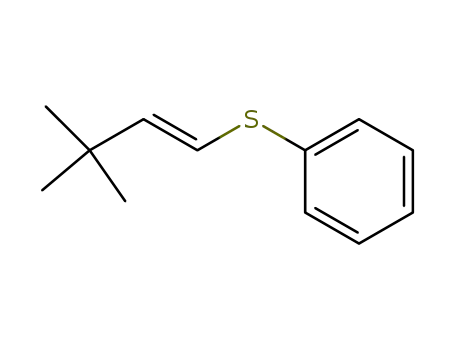 Molecular Structure of 53847-74-8 (E-3,3-Dimethylbut-1-en-1-yl-phenylsulfid)
