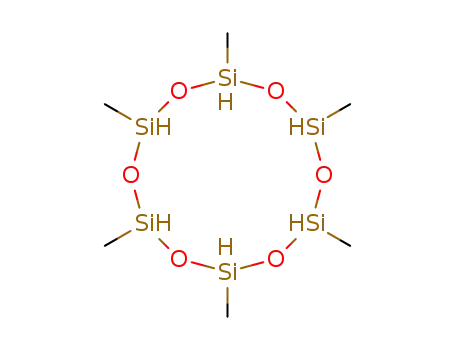 Molecular Structure of 6166-87-6 (2,4,6,8,10,12-HEXAMETHYLCYCLOHEXASILOXANE, 96)