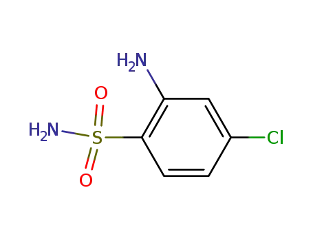Molecular Structure of 4140-83-4 (2-amino-4-chlorobenzenesulphonamide)