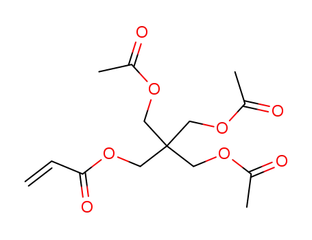 Molecular Structure of 51690-75-6 (Pentaerithrit-triacetat-acrylat)