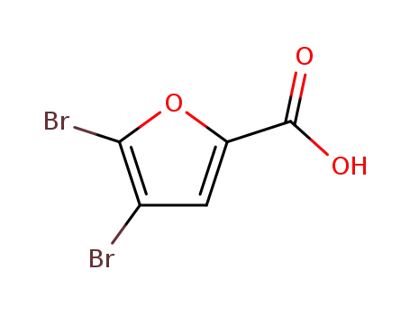 Molecular Structure of 2434-03-9 (2,3-Dibromofuran-5-carboxylic acid)