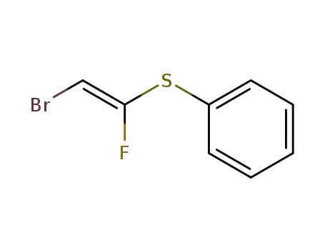 Benzene, [(2-bromo-1-fluoroethenyl)thio]-, (E)-