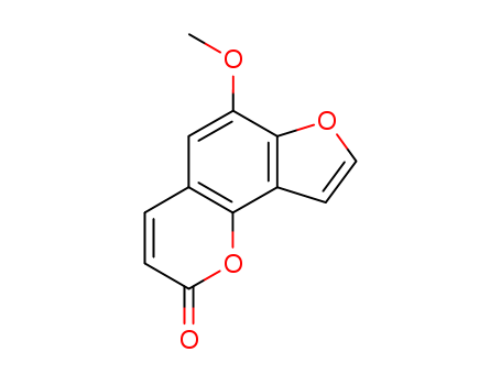 2H-Furo(2,3-h)-1-benzopyran-2-one, 6-methoxy-