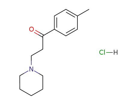 Molecular Structure of 1023-20-7 (1-(4-methylphenyl)-3-(piperidin-1-yl)propan-1-one hydrochloride (1:1))