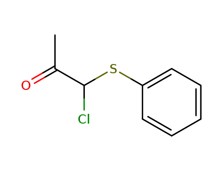 Molecular Structure of 69753-43-1 (1-Chloro-1-(phenylthio)-2-propanone)