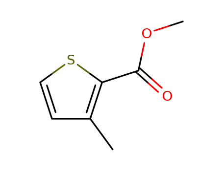 Molecular Structure of 81452-54-2 (METHYL 3-METHYLTHIOPHENE-2-CARBOXYLATE)