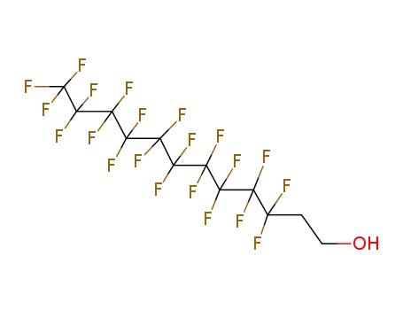 Molecular Structure of 865-86-1 (1,1,2,2-Tetrahydroperfluoro dodecanol)