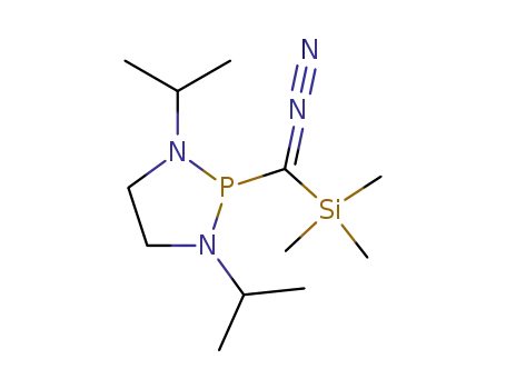 Molecular Structure of 714276-40-1 (2-(diazo-trimethylsilanyl-methyl)-1,3-diisopropyl-[1,3,2]diazaphospholidine)