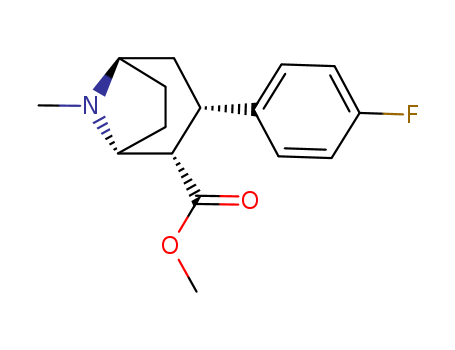 8-Azabicyclo[3.2.1]octane-2-carboxylicacid, 3-(4-fluorophenyl)-8-methyl-, methyl ester, (1R,2S,3S,5S)-