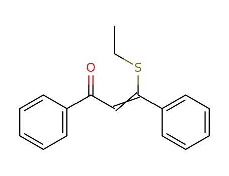 Molecular Structure of 70769-74-3 (3-ethylsulfanyl-1,3-diphenylprop-2-en-1-one)