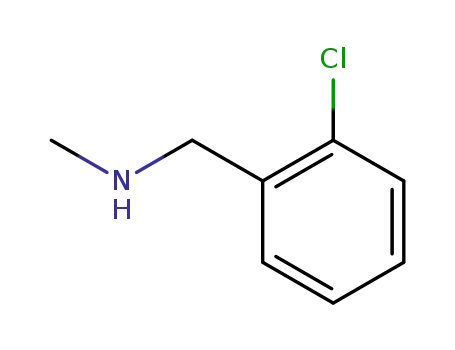 Molecular Structure of 94-64-4 (N-(2-CHLOROBENZYL)-N-METHYLAMINE)