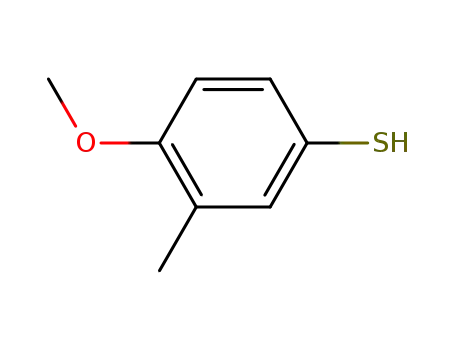Molecular Structure of 698-32-8 (4-methoxy-3-methylbenzenethiol)