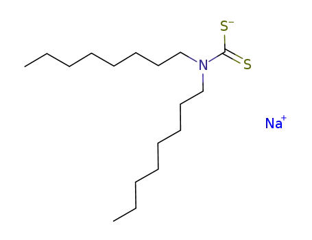 Molecular Structure of 41776-15-2 (sodium dioctyldithiocarbamate)