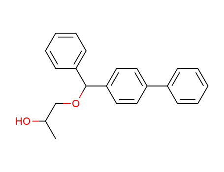 Molecular Structure of 693272-60-5 (2-Propanol, 1-([1,1'-biphenyl]-4-ylphenylmethoxy)-)