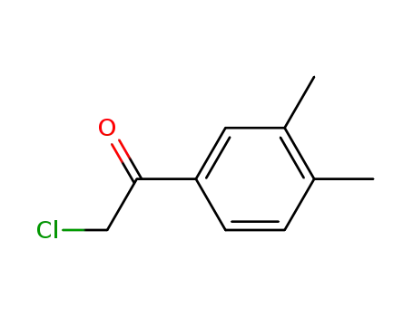 Molecular Structure of 50690-08-9 (Ethanone, 2-chloro-1-(3,4-dimethylphenyl)- (9CI))