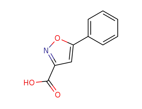 Molecular Structure of 14441-90-8 (5-PHENYLISOXAZOLE-3-CARBOXYLIC ACID)