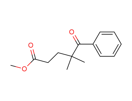 Molecular Structure of 20633-40-3 (methyl 4-benzoyl-4-methylvalerate)