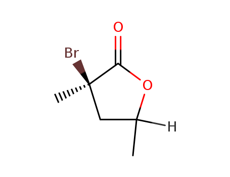 2(3H)-Furanone, 3-bromodihydro-3,5-dimethyl-, trans- (9CI)