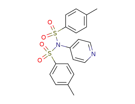 Molecular Structure of 514195-46-1 (Benzenesulfonamide,
4-methyl-N-[(4-methylphenyl)sulfonyl]-N-4-pyridinyl-)