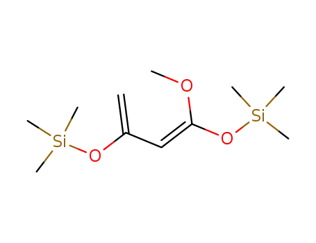 Molecular Structure of 74590-73-1 (1,3-bis(trimethylsiloxy)-1-methoxybuta-1,3-diene)