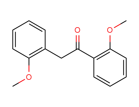 Molecular Structure of 66659-59-4 (1,2-Bis(2-methoxyphenyl)ethanone)