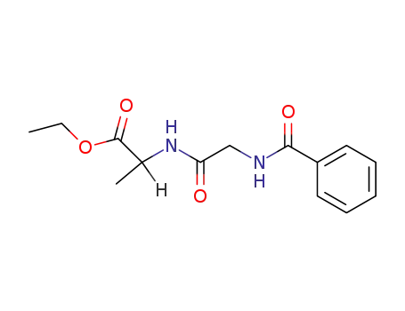 Molecular Structure of 24639-12-1 (<i>N</i>-(<i>N</i>-benzoyl-glycyl)-alanine ethyl ester)