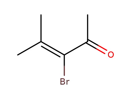 Molecular Structure of 5682-80-4 (3-bromo-4-methylpent-3-en-2-one)