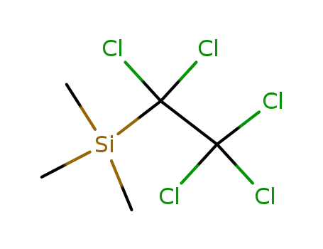 Molecular Structure of 18163-49-0 (Trimethyl-(pentachlorethyl)-silan)