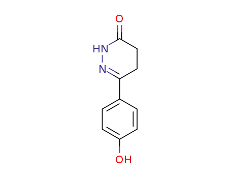 Molecular Structure of 39560-33-3 (6-(4-hydroxyphenyl)-4,5-dihydro-3(2H)-pyridazinone)