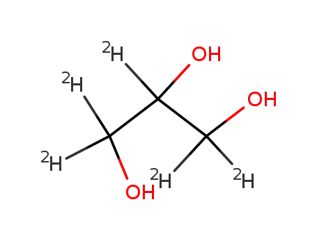 Molecular Structure of 62502-71-0 (GLYCEROL-1,1,2,3,3-D5)