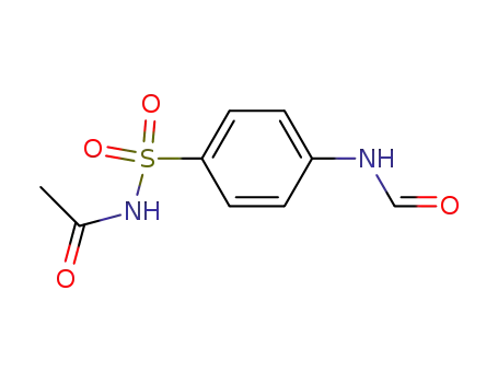Molecular Structure of 781-00-0 (<i>N</i>-formyl-sulfanilic acid acetylamide)