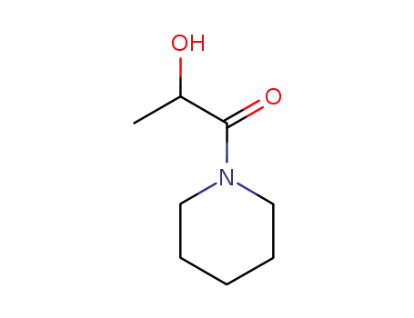 Molecular Structure of 19737-10-1 (2-hydroxy-1-(piperidin-1-yl)propan-1-one)