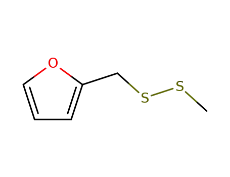 Molecular Structure of 57500-00-2 (Methyl furfuryl disulfide)