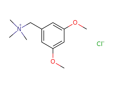 Molecular Structure of 26050-72-6 ((3,5-dimethoxybenzyl)trimethylammonium chloride)