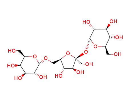 Molecular Structure of 470-57-5 (6-O-α-D-Galactopyranosyl-β-D-fructofuranosyl α-D-glucopyranoside)